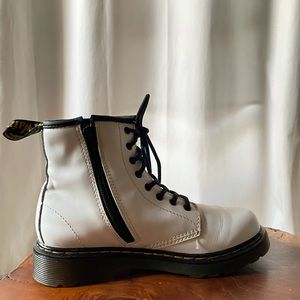 Kids White Dr. Martins